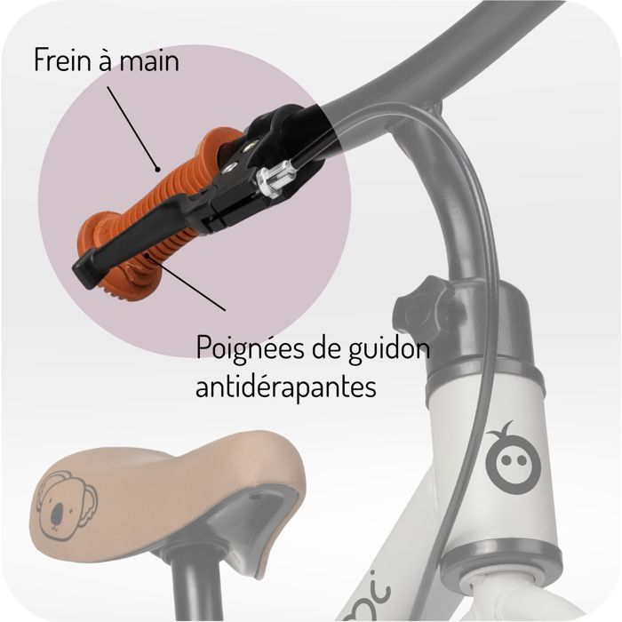 Draisienne Pliable Riderroo 12 Pouces - Enfant 2-5 Ans - Vélo D'Équilibre Léger - Sans Pédales