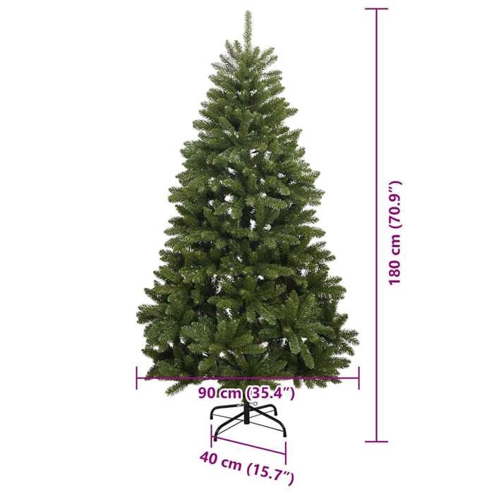Sapin De Noël Rose 180 Cm Avec 300 LED – PVC, Support Inclus – Déco Intérieur/extérieur – Moderne, Lumineux
