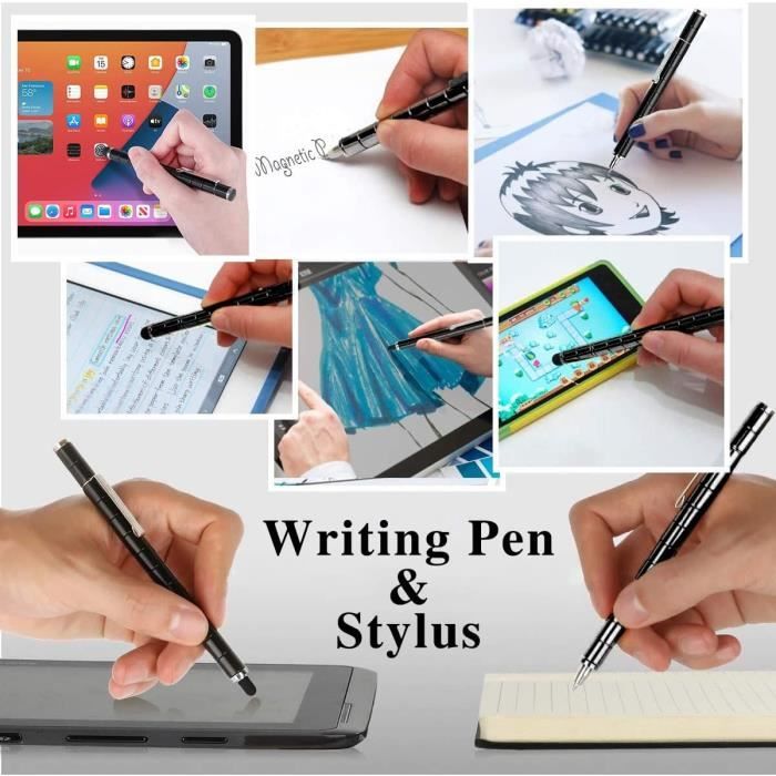 Stylo Magnetique Magic Pen, Stylo Aimanté Magnétique, Stylo Ementer Anti  Stress, Fidget Magnet Pen Magnétique, Créatifs Fidg[u4470]