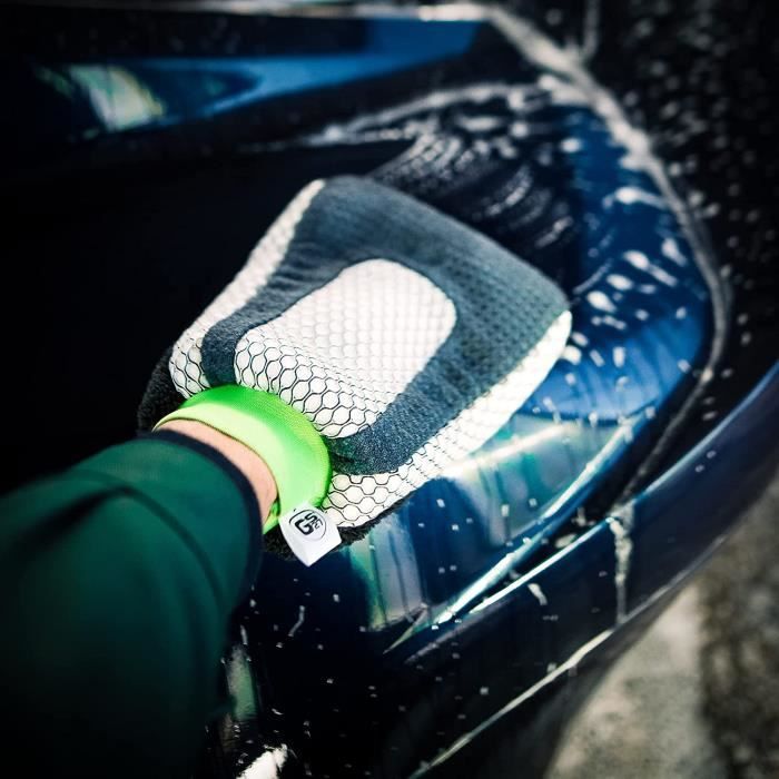 Gant De Lavage Moto Microfibre DR. WACK - Ultra Doux, Absorption Maxi - Nettoyage Sécurisé