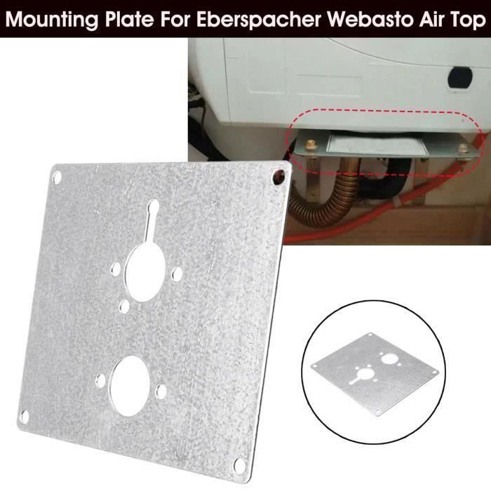 1 plaque de montage pour chauffage diesel Eberspacher Webasto - Plaque de  montage au sol - Tourelle en acier inoxydable argenté - Profondeur : 30 mm  