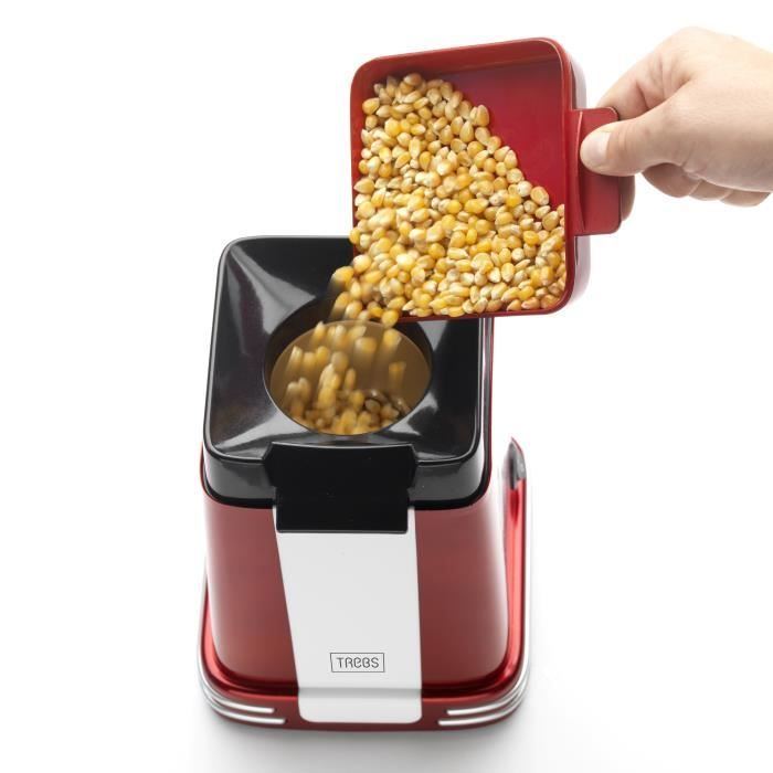 99387 Machine à pop corn - Trebs - 99387 - Rouge-Argent - Aluminium ...