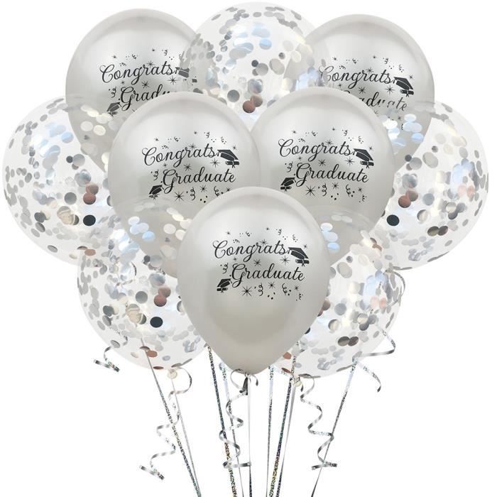 Ballon Aluminium Rond Felicitations Pour Ton Diplôme - Ballons - Article De Fête