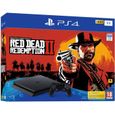 Console PS4 Slim 1To Noire - Sony - Red Dead Redemption 2 - Jeu d'aventure en monde ouvert-0