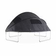 Tente de camping pour trampoline Ø430cm (filet intérieur et extérieur) polyester. traité anti UV. 2 portes. 4  fenêtres & sac de-0