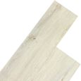 STILISTA Lame de sol PVC, pack 20m², antidérapant, imperméable à l'eau, ignifugé - 20m² Chêne blanchi clair-0