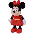 Peluche Minnie La souris Robe Rouge 33 cm Edition speciale Set Doudou adulte enfant et carte Pour Disney-0