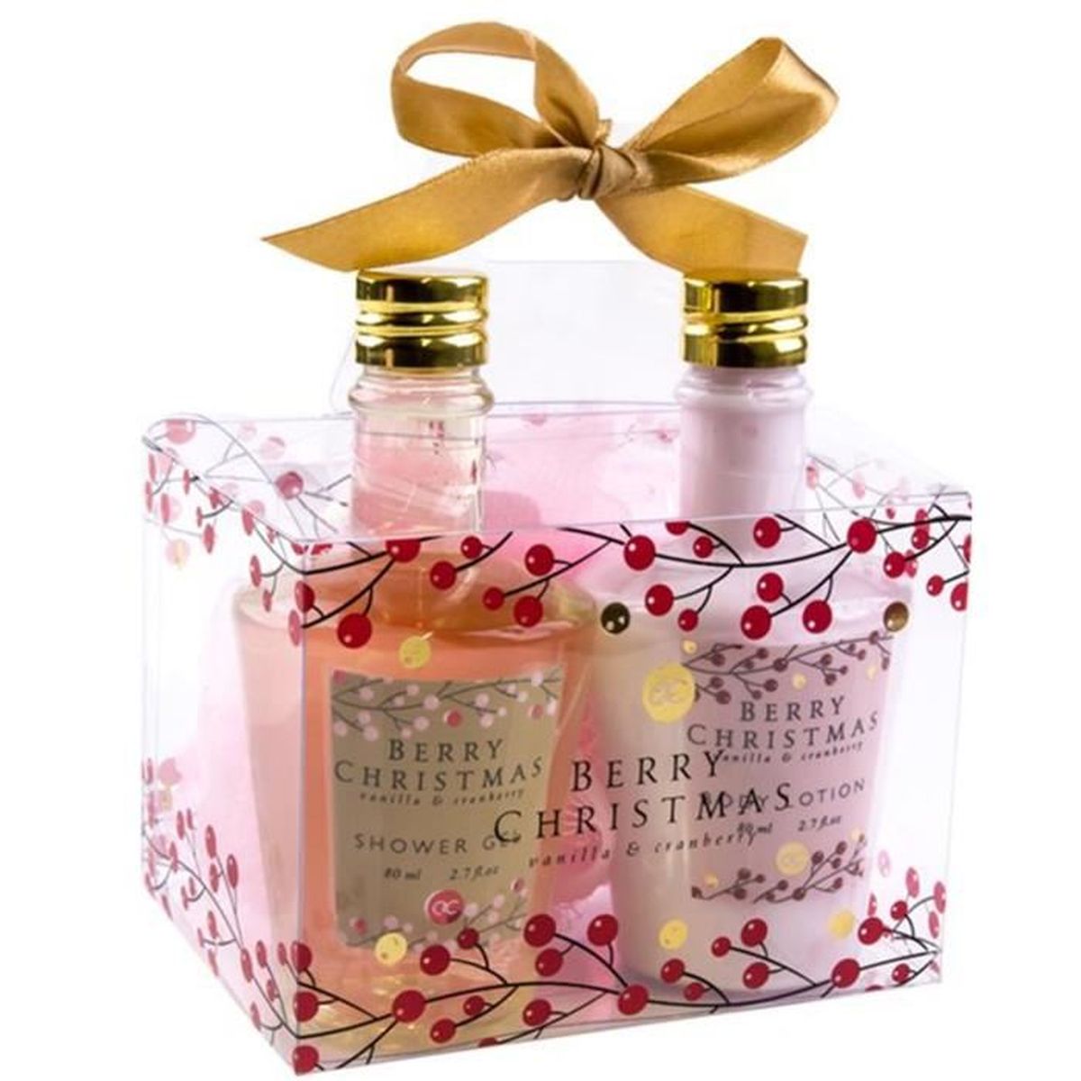 Coffret Cadeau BERRY Parfum VANILLE CRANBERRY Produits Soin du Corps