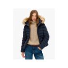 Doudoune Superdry Femme Fuji Bleu Synthétique