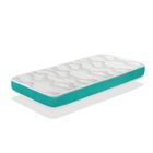 DORMALIT Matelas bébé MILU VERT 70X140 Epaisseur 14 CM - Noyau en mousse perforée et Respirant