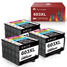 AUMOK Cartouches d'encre TONER KINGDOM 603XL pour Epson 603 XL - Pack de 15 - Noir, Cyan, Magenta, Jaune