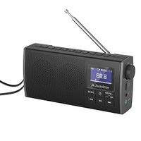 Avantree Soundbyte 860s Radio FM Portable Enceinte Bluetooth 5.0 Lecteur MP3 Carte SD 3 en 1, Enceinte sans Fil 6W, Scan Auto canaux