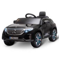 Voiture électrique pour enfants Mercedes EQC 400 4matic noir - HOMCOM - 12 V - Effets sonores + lumineux