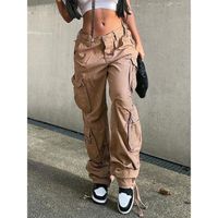 Pantalon femmes - Cargo à Taille Haute pour - FR74AA