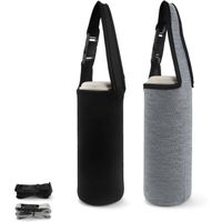 Sac Porte-gourde Isotherme KSIBNW Avec Bandoulière - Capacité 1L, Poches Téléphone Et Rangement - Pour Randonnée, Voyage, Sport