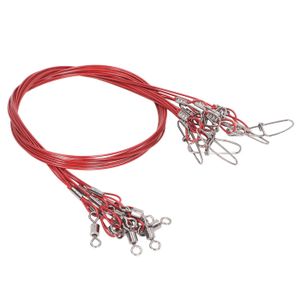 72pcs Bas de Ligne de Pêche avec Emerillon et Baril Emerillon 3
