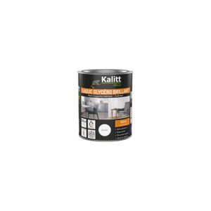 Lot De 2 Pots Peinture Kalitt Glycero Gris Anthracite Brillant – 0,5L Chaque