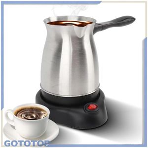 Metalac Cafetière turque 1,2 l – Rouge ombre – émail acier – Idéal pour