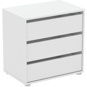 Blokty Caissons D Armoire 3 Tiroirs Blanc L 79 6 X P 39 6 X H 58 1 Cm Achat Vente Armoire De Chambre Blokty Bloc 3 Tiroirs Larg 80 Cdiscount