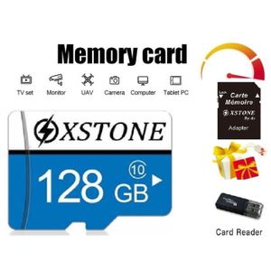 CARTE MÉMOIRE Carte mémoire Micro SD 128 Go - Class 10+Adaptateu