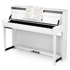 PACK PIANO - CLAVIER Classic Cantabile UP-1 WH Upright piano électrique