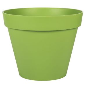 Pot de plantation en béton avec cerf 21 cm Gris-Blanc