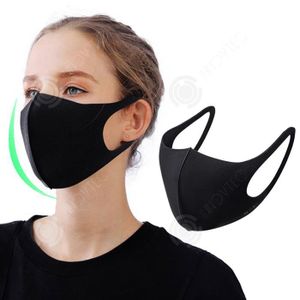 Masque respiratoire anti-pollution de sport noir supérieur demi