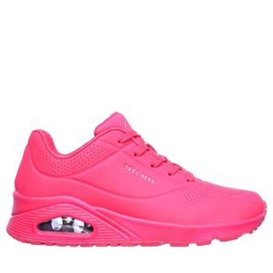 CHAUSSURES DE FITNESS Basket Skechers UNO - Night Shades Fuxia - Femme -