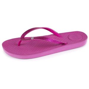 TONG Tongs femme Isotoner - Paillettes fuchsia - Confor