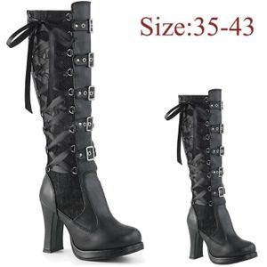 bottes compensées gothique