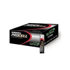 PILES Pack de 100 piles AAA / LR03 Duracell Industrial/procell 1,5 Vo