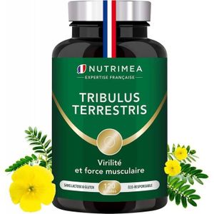 TONUS - VITALITÉ TRIBULUS TERRESTRIS - 900 mg - 120 gélules vegan - Fabriqué en France - Nutrimea
