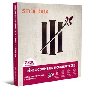 COFFRET GASTROMONIE SMARTBOX - Dînez comme un Mousquetaire - Coffret C