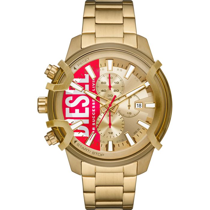 Montre plaqué sales or homme diesel