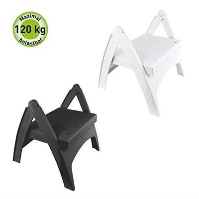 Pliable /& Charge maximale 120 kg UPP Escabeau pliant Mobil /& Easy Marchepied certifi/é DIN EN14183