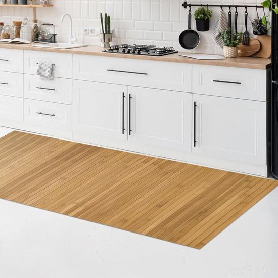 Tapis De Cuisine Antidérapant 40x70 Cm Lavable - Paillasson Couloir Entrée Intérieur Extérieur Moderne - 4