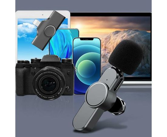 Vimo S Uc Microphone Sans Fil Pour Smartphone, Microphone Cravate Sans