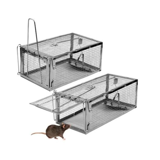 Piege A Rat Professionnel Pack X 8 - Lot De 8 Pieges A Rats XXL Puissant + Gants + Ebook | Piege Pour Rats Intérieur Et Piège à Rat Extérieur