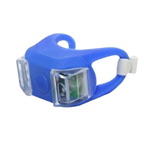 Yiida Lot De 4 Feux Vélo LED Silicone – Avant Et Arrière Étanchés, Ultra-Visibles