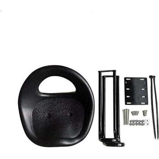 Siège Vélo Enfant Avant - Siège De Cadre Avec Poignée Et Repose-pieds, Noir