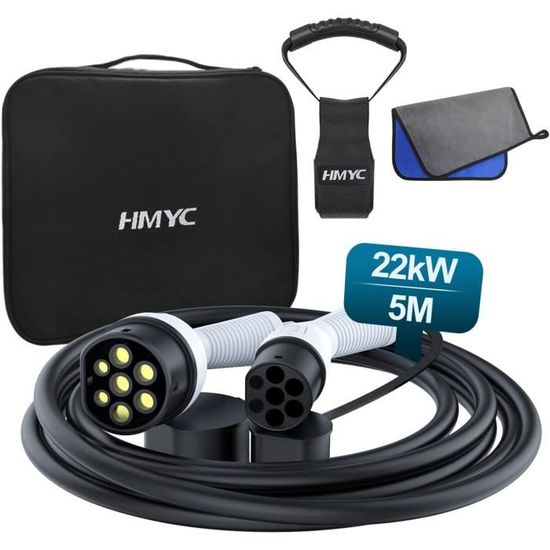 Supatmul Câble EV, Câble Démarrage Pour Batterie Voiture, Rangement Pour Câble Voiture