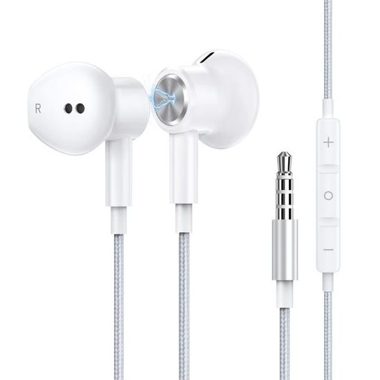 Écouteurs Intra-auriculaires Filaires Rtinle - Magnétiques, Résistants à La Transpiration, Jack 3,5 Mm - 3