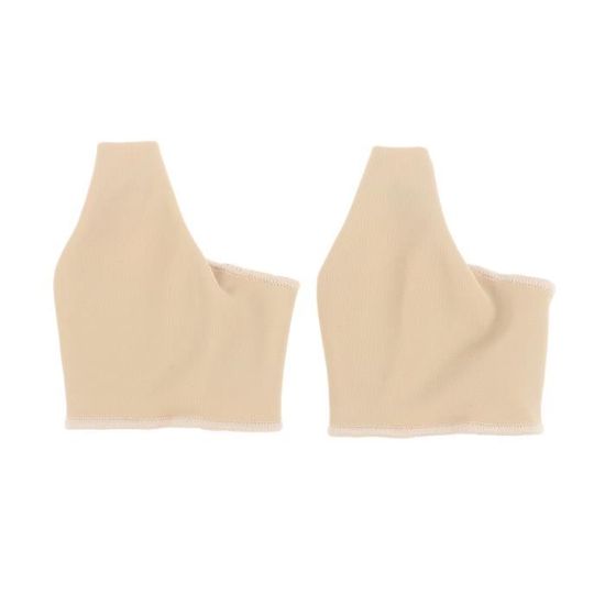 XZEIT Chaussures De Chaussette De Pointe De Danse De Ballet, Coussinets De Sac D'orteil, Couvre-Embout En Tissu Tricoté, Demi-Chaussettes Antidérapantes, Protège-Chaussures De Ballet, (Courts