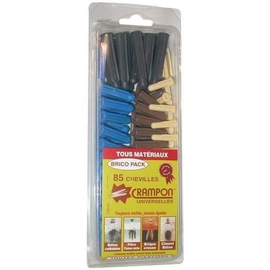 CRAMPON Lot de 85 Chevilles assortie Cdiscount Bricolage — free download