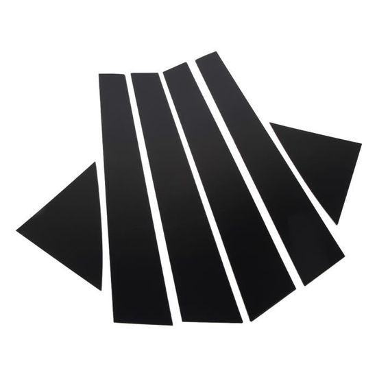 Garnitures Piliers Noirs Brillants Pour Mercedes Classe ML W164 (2006-2011) - Autocollants Décoratifs Protection
