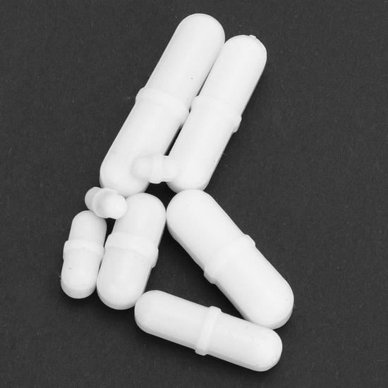 Agitateurs Magnétiques PTFE Type C - Lot De 7 Tailles, Résistance Acides Et Alcalis, Pour Laboratoire