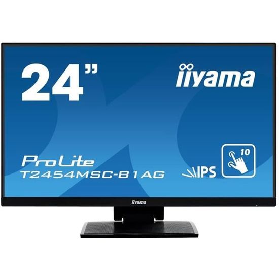 Écran LED IIYAMA ProLite T2454MSC-B1AG - 23.8" Tactile Full HD IPS - HDMI, VGA - Haut-parleurs