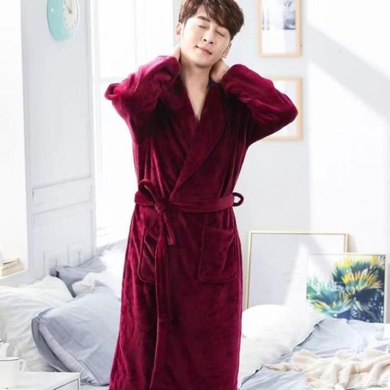 Peignoir 2025 rouge homme