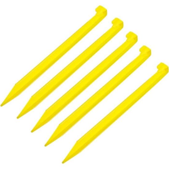 équipement Camping Solide 24 Piquets De Tente Robustes 30cm - Acier Forgé - Pour Camping Sol Dur Piquets Tente Camping