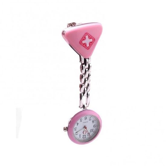 Montre De Poche à Clip Pour Infirmière - Mouvement à Quartz, Clip Sécurisé, Dimensions ~8x4 Cm | Pendentif Pratique Pour Professionnels De Santé